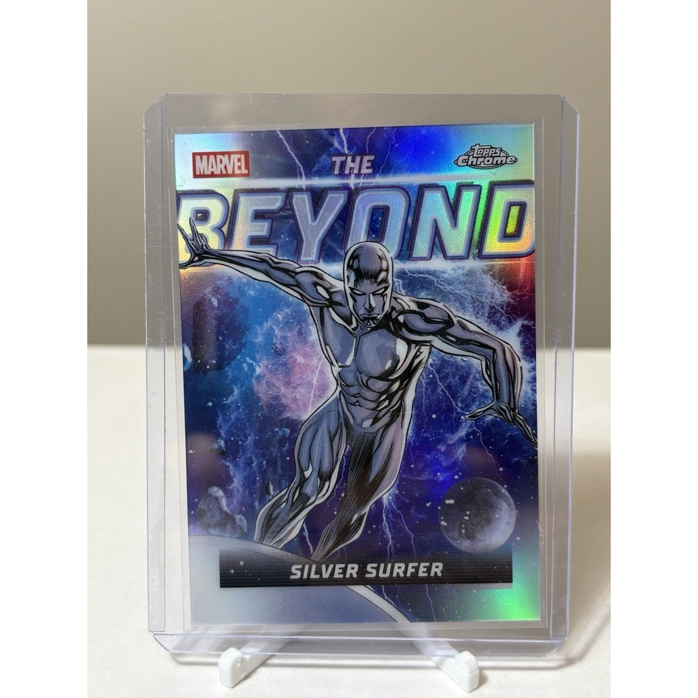 2026 Topps Chrome Marvel Silver Surfer TB-06 The Beyond Refractor Insert NM